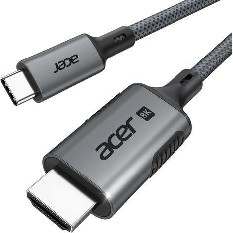 Câble USB-C vers HDMI 2.1 (8K@60Hz,4K@240/144/120 Hz) -2M (1/5)