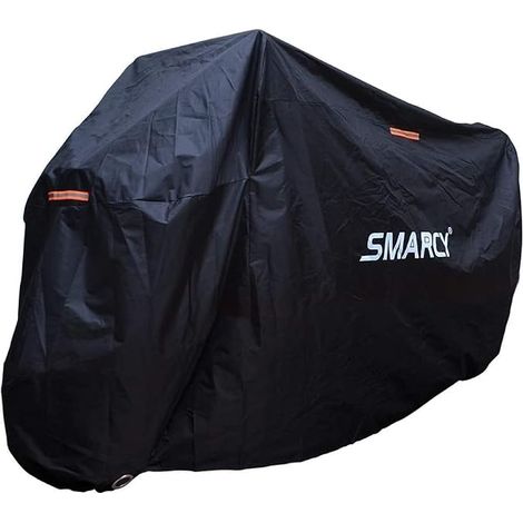 Bâche pour Moto, Housse de Protection Noir, XL (2 Mètres) (1/5)