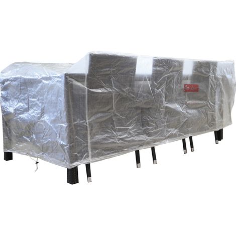 Abdeckplane Palermo 320 x 130 x 80 cm transparent (1/2)