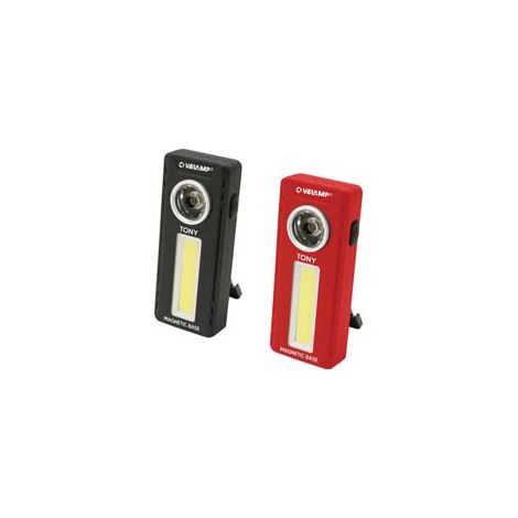 TORCIA DA LAVORO PORTATILE A LED TONY IS416- - 1w - 270 lumen - mm.110x50x30h - 12 pezzi VELAMP