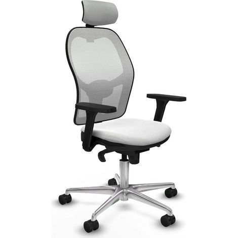 Piqueras-y-crespo Silla de escritorio Jorquera blanca ergonómica (1/3)