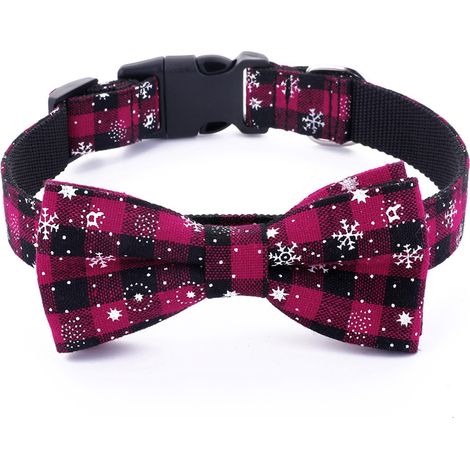 Collier Pour Chien - Motif Flocon De Neige - Rose - Ajustable - Pour Chiens Et Chats - 4 Tailles (1/5)