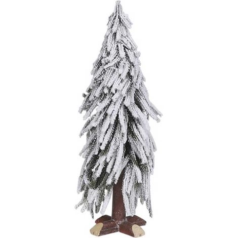 PINETTO INNEVATO 45CM CON BASE ALBERO ALBERELLO DI NATALE ADDOBBI