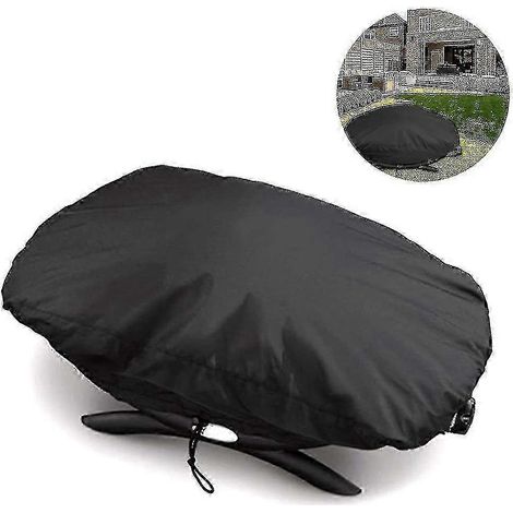 Housse de protection imperméable pour barbecues à gaz Weber séries Q100-Q1400, protection extérieure durable (1/5)
