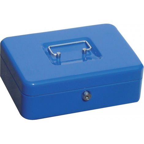 Caja de efectivo ,azul, 330x235x90