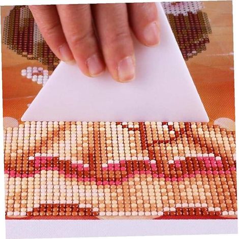 Lot de 1 outil fixe de correction pour peinture diamant, ajusteur de modification, règle à mailles pour broderie diamant, gabarit de précision (1/5)