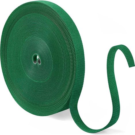 10mmx20 m Attache Cable Scratch Serre Cable Scratch Serre Cable Bande Rouleau Coupable Attache Cable Reutilisables Nylon Gestion (1/4)