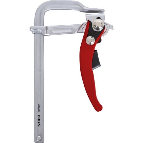 Serre-joint à serrage rapide en acier STIER FHZ 160/80 (1/5)