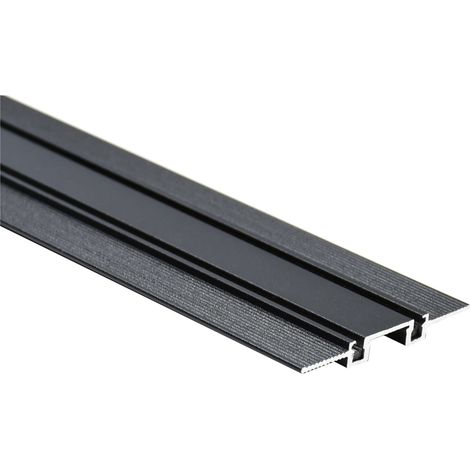 Carril magnético empotrado de 1 m, 48 V CC, negro, tipo SLIM TRACK B (1/5)