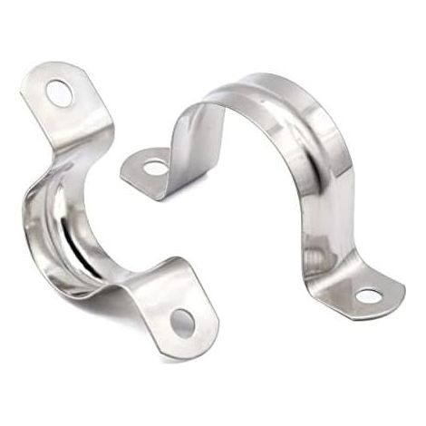 U-förmige Schlauchschellen – Edelstahl 304, für Rohre mit 25 mm Durchmesser, U-Rohrschelle, Schlauchring, 20 Stück, 25 mm Durchmesser (1/5)