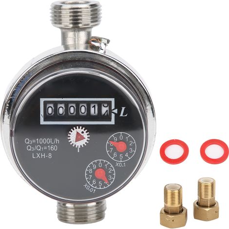 Compteur d'eau froide LXH‑8 1/2, jauge à distance très sensible pour usage domestique (1/5)
