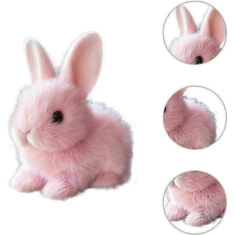 Lapin électronique rose 2025 P Jouet animal de compagnie interactif et animé compatible