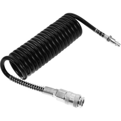 PU Pneumatic Hose with Fittings and Bend Limiter Connection Kit for Air Compressor Compatible with American Heads