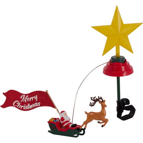 Puntale per albero di Natale a LED con musica e movimento (1/3)