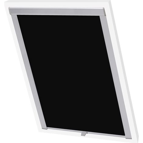 Maison Exclusive - Persiana opaca enrollable negra U08/808