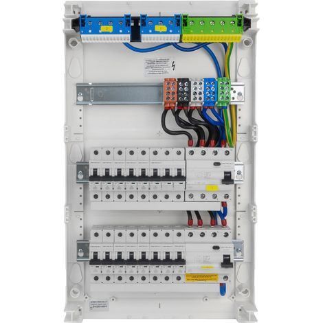 Tableau en saillie 3 x 12 modules Hager câblé Doktorvolt 6333