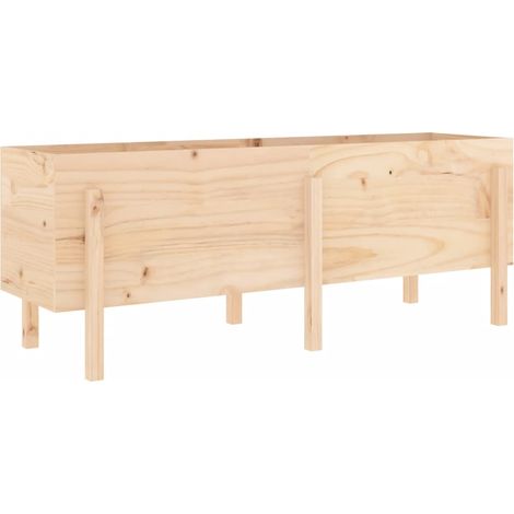 Maison Exclusive - Hochbeet 160x50x57 cm Massivholz Kiefer