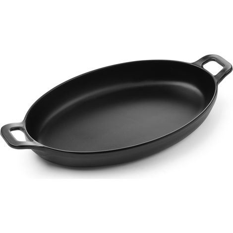 Cacerola ovalada pequeña Little Chef para presentación de alimentos, 263 x 140 mm, Hendi 564554 (1/2)