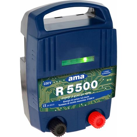 Elettrificatore Ama R5500 da 230V carica 5,5J