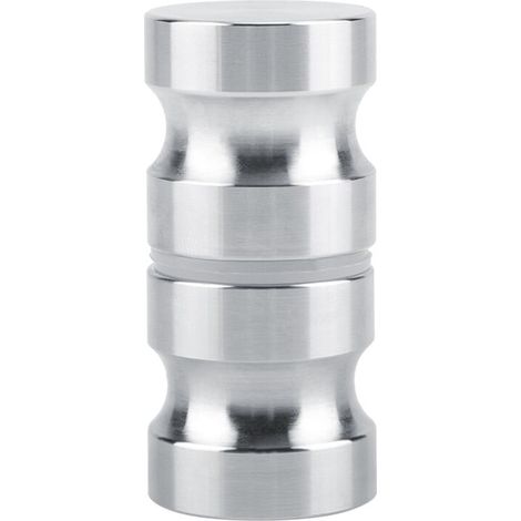 Poignée de porte en acier inoxydable pour porte de douche en verre, bouton de tirage pour serrure de salle de bain-AquaForge (1/3)