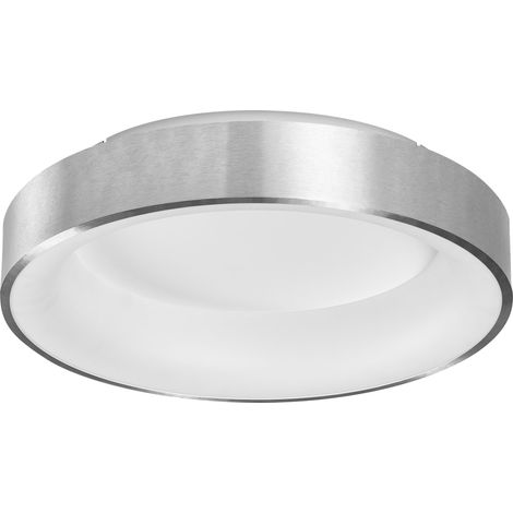 LEDVANCE SUN@HOME CIRCULAR Deckenleuchte, silber, 18,5W, 500lm, regulierbares Weißlicht (2200K-5000K), stufenlos steuerbar, dimmbar, passt das Licht automatisch dem Biorhythmus an, Schutzklasse IP20 (1/5)