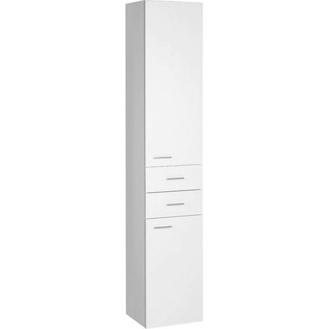 Aqualine Zoja - Armario alto Keramia Fresh 35x184x29 cm, blanco 51220 (1/5)