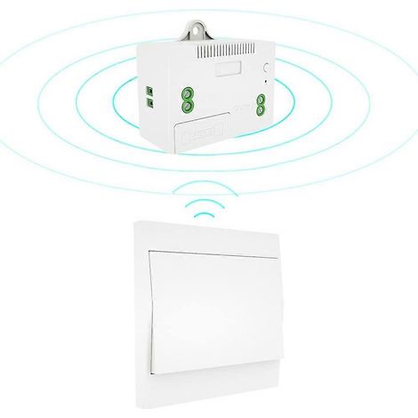 Kit interrupteur et récepteur sans fil 110-220 V, auto-alimenté (1/5)