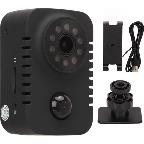 MD29 Mini-Tragbare Kamera, 1080P HD-Weitwinkelobjektiv, Automatische Nachtsicht, PIR-Videoaufzeichnung, Lange Standby-Zeit, Universalhalterung (1/5)