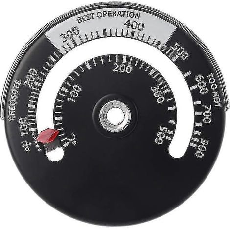 Tube de fumée magnétique pour poêle à bois multi-combustibles avec thermomètre et allumettes (1/5)