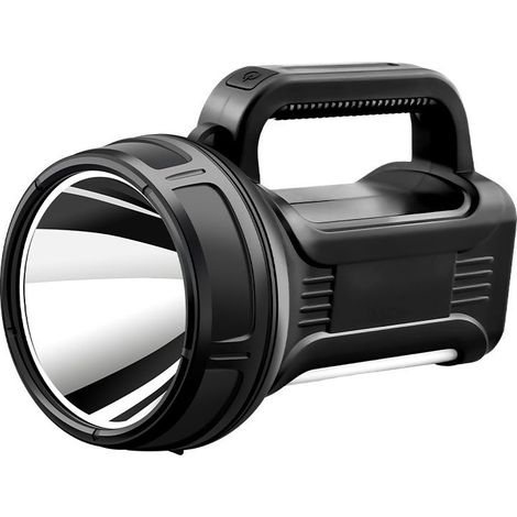 Lampe Torche LED Ultra Puissante avec Panneau Solaire, 6 Modes, Étanche, Lampe de Poche Rechargeable pour Camping/Urgence/Randonnée (1/5)
