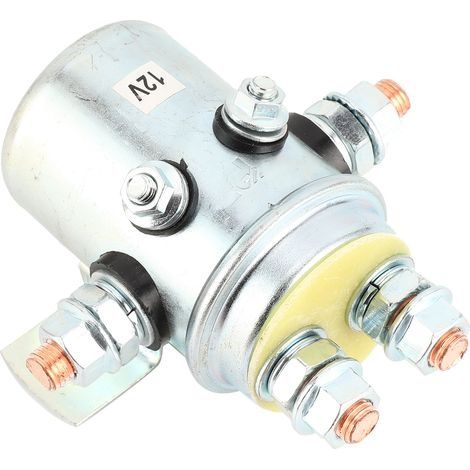 12V 200A Relais Commutateur Treuil Contacteur Solénoïde Normalement Ouvert Contacts Universel pour UTV (1/5)