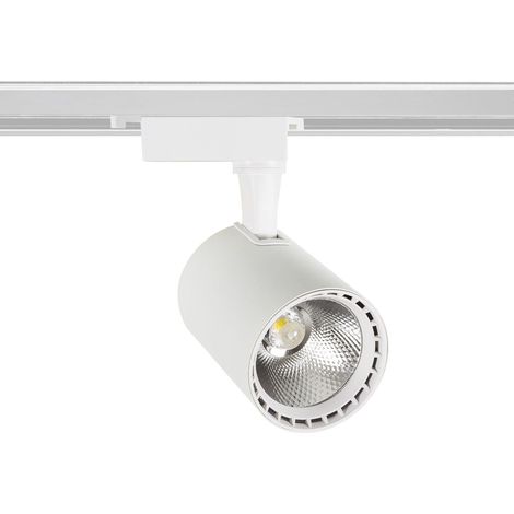 Spot LED sur Rail Monophasé 20W Bron Blanc 4000K Blanc neutre