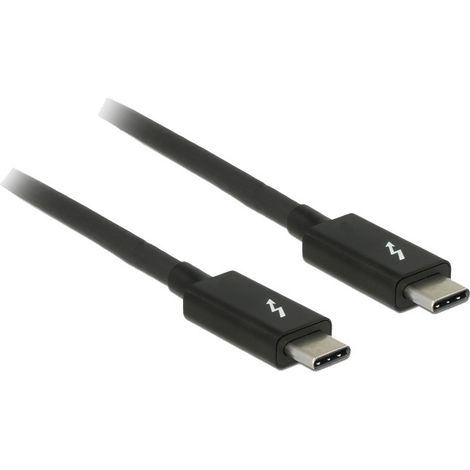 Cavo Thunderbolt 3 con chipset Cypress E-Marker - 20 Gbps / nero - 2 metri (1/2)