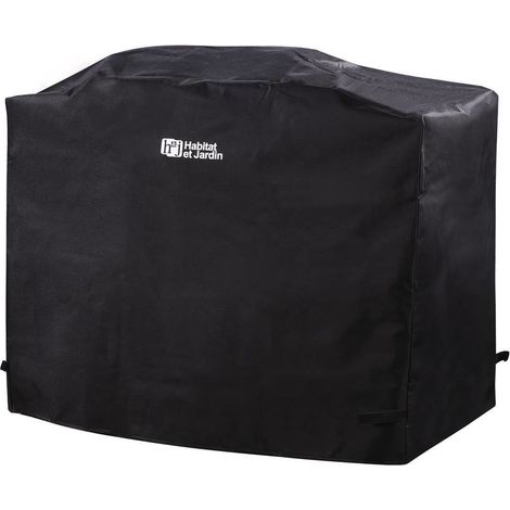 Habitat Et Jardin Housse de barbecue Festa 4 107x52 cm Résistante à la pluie 70% polyester et 30% PVC Protection hivernage (1/3)