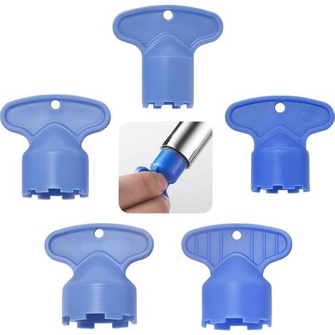 Chiave per aeratore rubinetto - Chiave per rimozione aeratore - Chiave per montaggio aeratore - Accessori per lavello bagno e cucina - M16.5 M18.5 M21.5 M22.5 - Set di 5 pezzi (1/5)