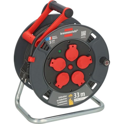 Kabeltrommel 300 KU 3101 Professional, 33 m H07RN-F 3G1,5, IP44 - BRENNENSTUHL - 9231301100 (1/5)