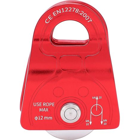 Poulie simple Camnal à petite plaque latérale en aluminium aéronautique antidérapant pour équipements sportifs (1/4)