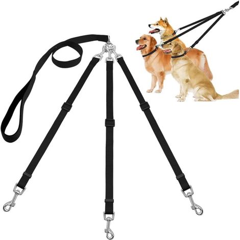 3-in-1 Hundeleine, verstellbare und abnehmbare Trainingsleine, Joggingleine, für kleine, mittlere und mehrere Haustiere (3 in 1) (1/5)