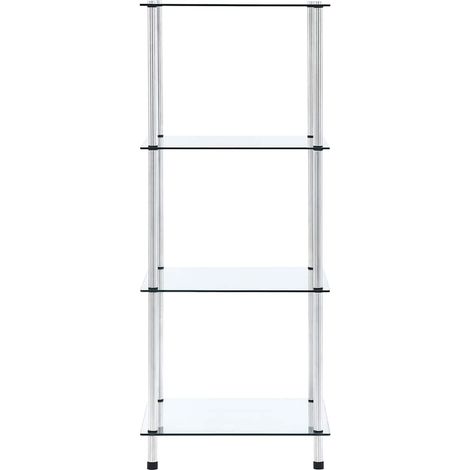 Maison Exclusive - Regal mit 4 Ablagen Transparent 40x40x100 cm H