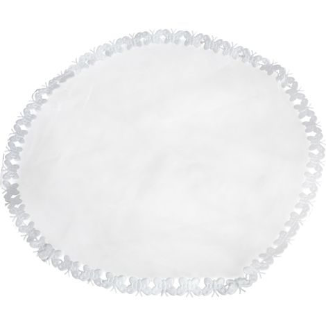 Tovagliolo bianco per il cestino di Pasqua święconki 24 x 24 cm (1/2)