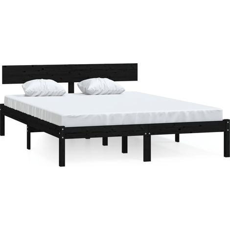 Maison Exclusive - Estructura de cama doble sin colchón madera ma