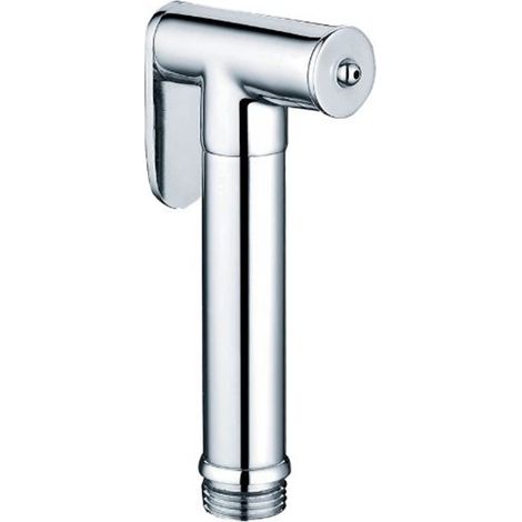 Doccetta shut-off tonda pulsante rilascio ottone cromato  Tecom