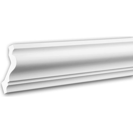 Cornice Moulding 150100F Profhome Flexible Moulding Coving Cornice Crown Moulding Neo-Classicism style white 2 m