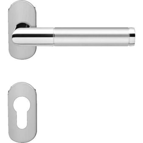 Ensemble Rio Steel sur rosace : pour porte EXT- KARCHER DESIGN