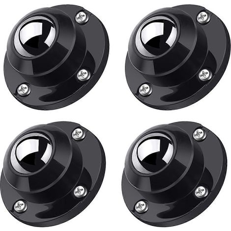 Roulettes auto-adhésives pour meubles, roulettes pivotantes extra-plates (1/5)