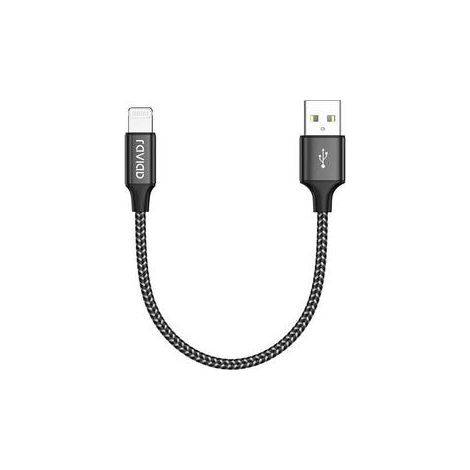 Câble Lightning - 30 Cm - Charge Rapide Compatible iPhone - Pour Recharge Domestique Bureau Voyage - 1 Pièce (1/5)
