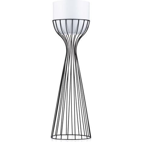 Supporto per fiori moderno in bianco e nero, 68 cm