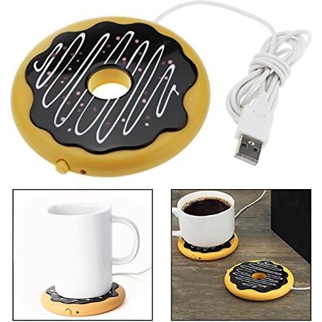 Hot Coasters, USB Donut Shape Cup Mat for Coffee and Tea Drink Warmer (1/5)
