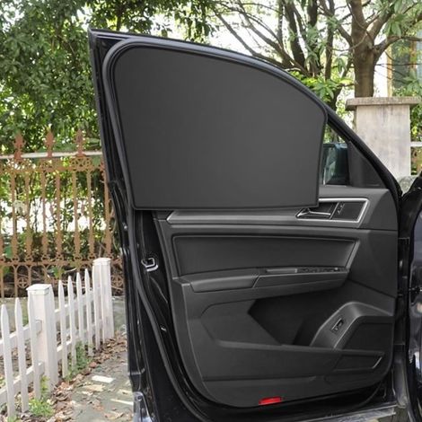 Rideau de soleil de voiture magnétique Anti UV pare-soleil voiture pliable fenêtre latérale Protection solaire (1/4)