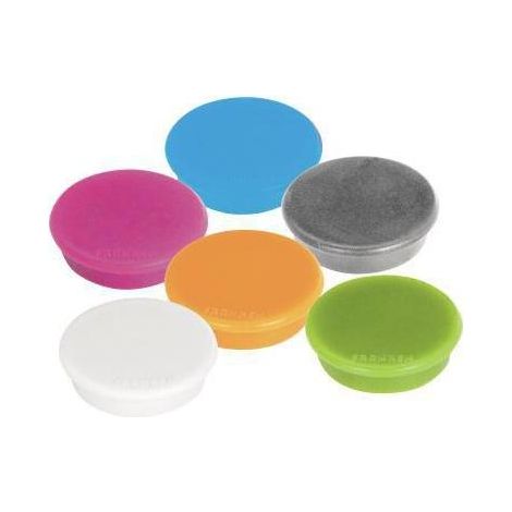 FRANKEN Magnet FRANKEN MagFun 32mm 0,8kg Kunststoff farbig sortiert 10 St./Pack.